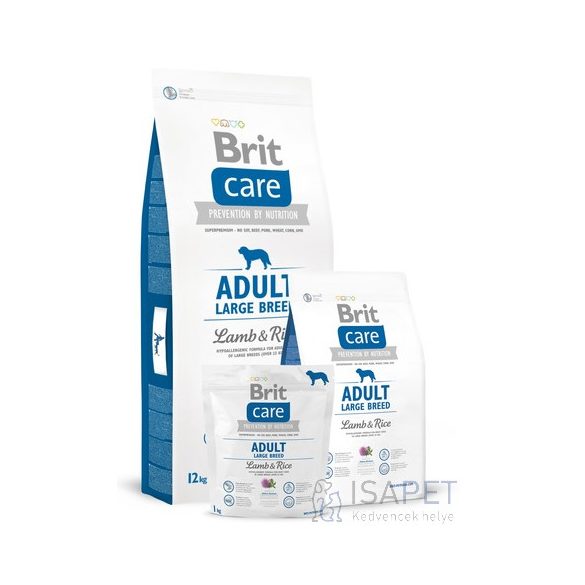 Brit Care Hypoallergenic Adult Large Lamb & Rice 2x12kg