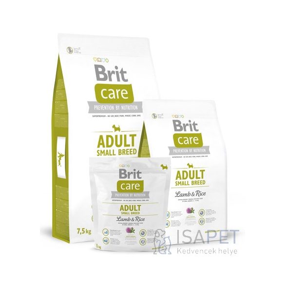 Brit Care Hypoallergenic Adult Small Lamb & Rice 1kg