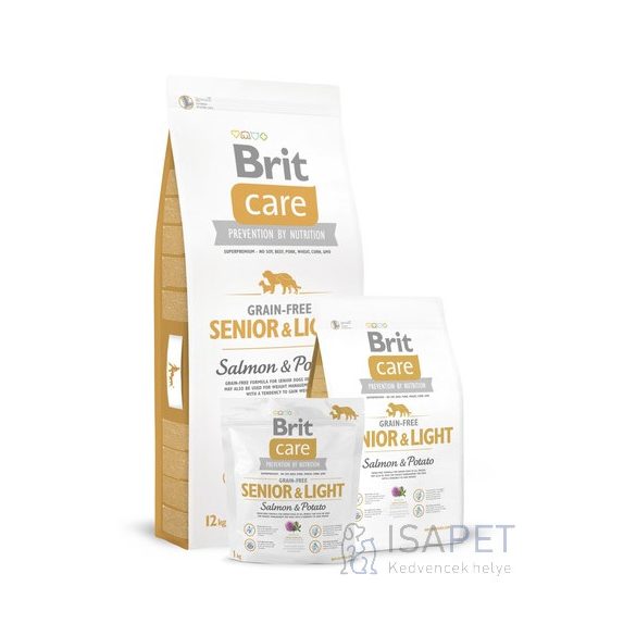Brit Care Grain-Free Senior Salmon & Potato 12 Kg