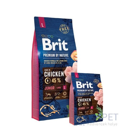 Brit Premium by Nature Large Junior 2x15 Kg