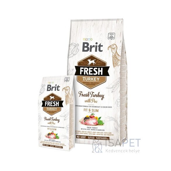 Brit Fresh Turkey with Pea Light Fit & Slim 2x12 Kg