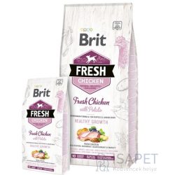   Brit Fresh Chicken with Potato Puppy & Junior Healthy Growth 2,5kg