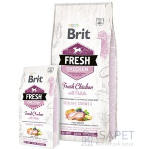 Brit Fresh Chicken with Potato Puppy & Junior Healthy Growth 12kg