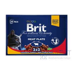 Brit Premium Cat Meat Plate 4x100 g