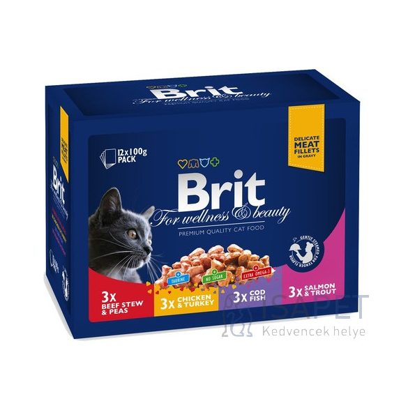 Brit Premium Cat Family Plate 12x100 g