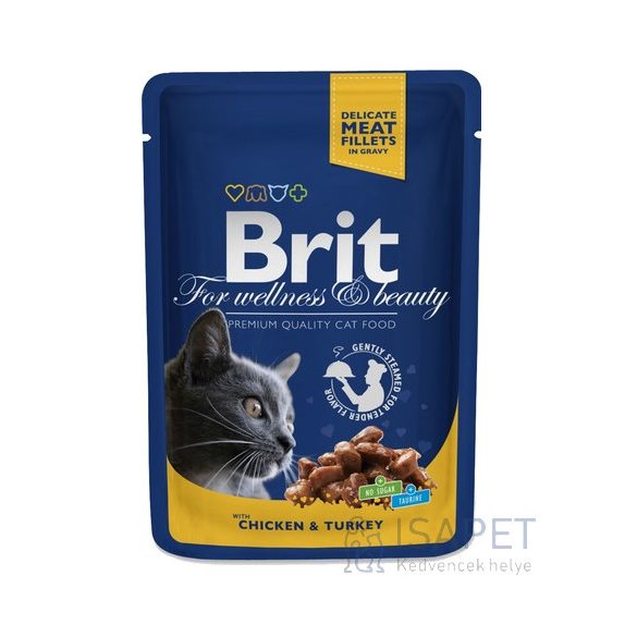 Brit Premium Cat with Chicken & Turkey 100 g