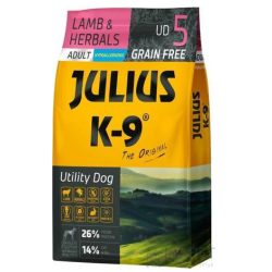   Julius-K9 GF Hypoallergenic Utility Dog Adult Lamb & Herbals 340 g