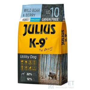 Julius-K9 GF Hypoallergenic Utility Dog Adult Wild Boar & Berry 340 g