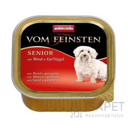   Animonda Vom Feinsten Senior – Marha- és szárnyashúsos kutyaeledel 150 g