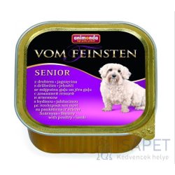  Animonda Vom Feinsten Senior – Szárnyas- és bárányhúsos kutyaeledel 11*150 g