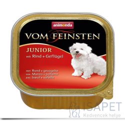   Animonda Vom Feinsten Junior – Marha- és szárnyashúsos kutyaeledel 11x150 g