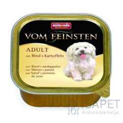   Animonda Vom Feinsten Adult – Marhahúsos és burgonyás kutyaeledel 11x150 g