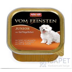   Animonda Vom Feinsten Junior – Baromfimájas kutyaeledel 11x150 g