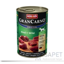   Animonda GranCarno Adult vadhúsos és marhahúsos konzerv 6x400 g