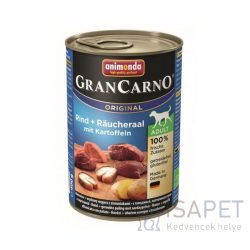   Animonda GranCarno Adult angolnás, marhahúsos és burgonyás konzerv 400 g
