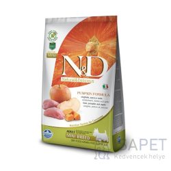   N&D Dog Grain Free Adult Mini sütőtök, vaddisznó & alma 800 g