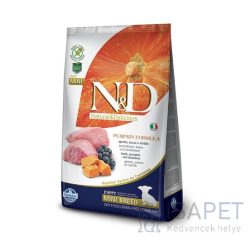   N&D Dog Grain Free Puppy Mini sütőtök, bárány & áfonya 800 g