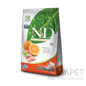 N&D Dog Ocean Adult Medium Fish & Orange 12 Kg