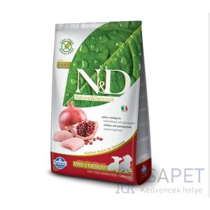 N&D Dog Puppy Mini & Medium Chicken & Pomegranate Grain Free 800g