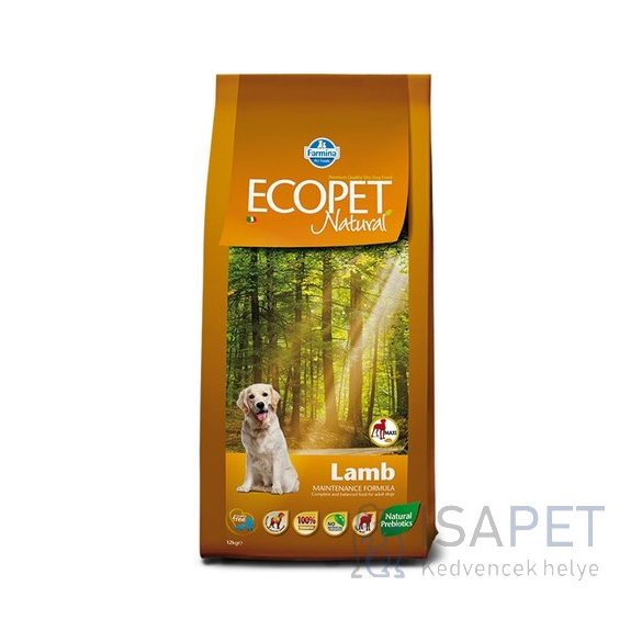 Ecopet Natural Lamb Maxi 2x14 Kg