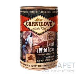 CarniLove Adult Lamb & Wild Boar konzerv 400 g