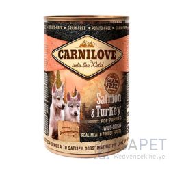 CarniLove Puppy Salmon & Turkey konzerv 400 g