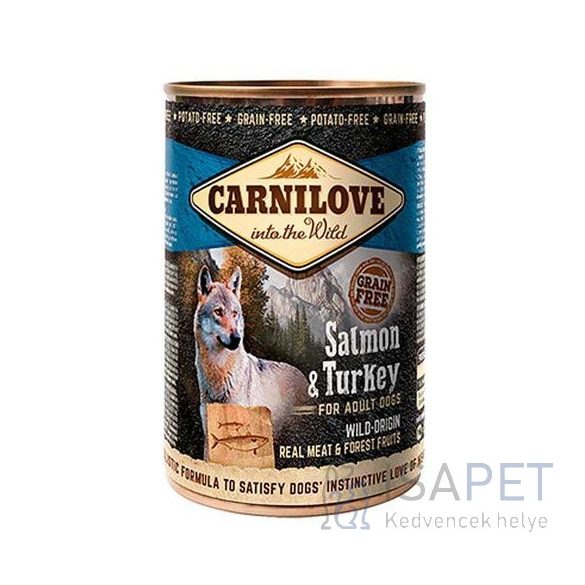 CarniLove Adult Salmon & Turkey konzerv 400 g