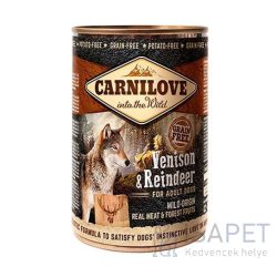 CarniLove Adult Venison & Reindeer konzerv 400 g