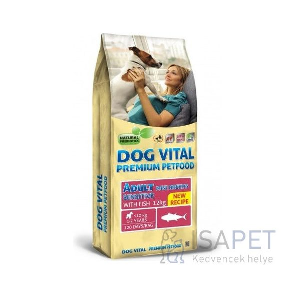 Dog Vital Adult Mini Breeds Sensitive Fish 12 Kg