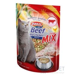   Panzi Cat-Mix marhás, csirkés és zöldséges száraztáp cicáknak 400g