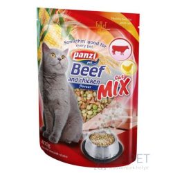   Panzi Cat-Mix marhás, csirkés és zöldséges száraztáp cicáknak 400g