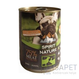 Spirit of Nature Dog bárány- és nyúlhúsos konzerv 415 g