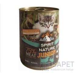   Spirit of Nature Cat Junior bárány- és nyúlhúsos konzerv 415 g