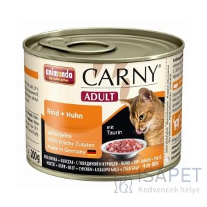 Animonda Carny Adult marha- és csirkehúsos konzerv macskáknak 6*400g