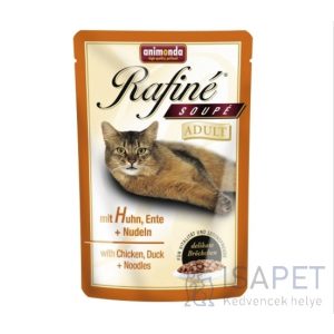 Animonda Rafine Soupé Adult – Csirke- és kacsahús tésztával 100 g