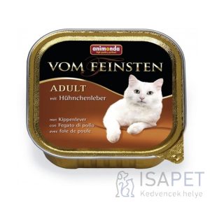 Animonda Vom Feinsten Adult – Csirkemájas macskaeledel 100 g