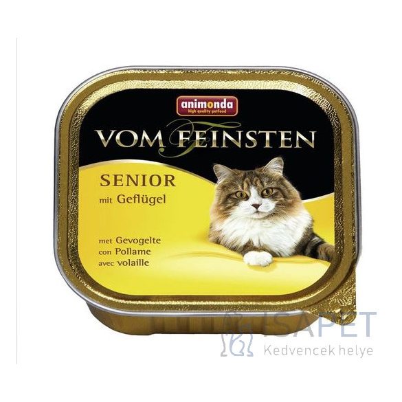 Animonda Vom Feinsten Senior – Szárnyashúsos macskaeledel 100 g