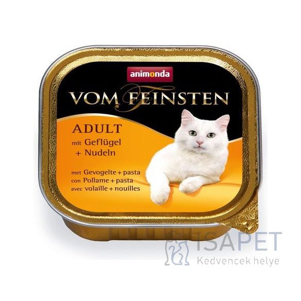 Animonda Vom Feinsten Adult – Szárnyashúsos és tésztás macskaeledel 100 g