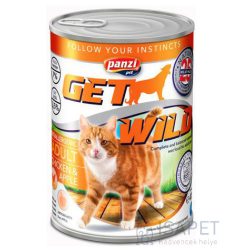 Panzi GetWild Cat Adult Chicken & Apple konzerv 450g