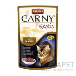   Animonda Carny Exotic kenguruhúsos eledel macskáknak alutasakban 85 g