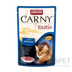   Animonda Carny Exotic gyöngytyúkos eledel macskáknak alutasakban 85 g