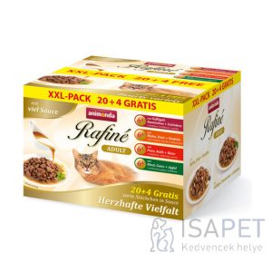 Animonda Rafine Soupé alutasakos szószos macskaeledel - XXL-Pack - 4 íz, 12x100g