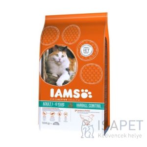 Iams Cat Adult Hairball Chicken 10kg