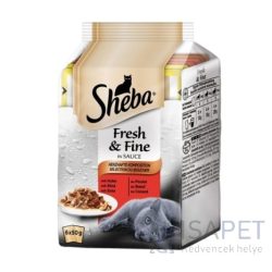   Sheba Fresh & Fine Mini húsos válogatás macskáknak 6x50 g