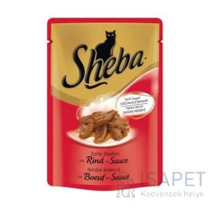 Sheba marhahúsos macskaeledel alutasakban 12x85g