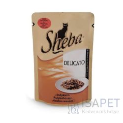 Sheba Delicato pulykahúsos macskaeledel alutasakban 12x85 g