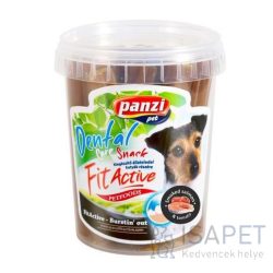   Panzi FitActive Denta Sticks - jutalomfalat (füstölt lazac és paradicsom) kutyák részére (330g)