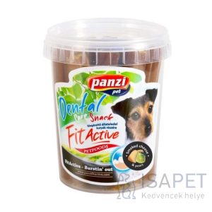 Panzi FitActive Denta Sticks - jutalomfalat (füstölt sajt,körte) kutyák részére (330g)