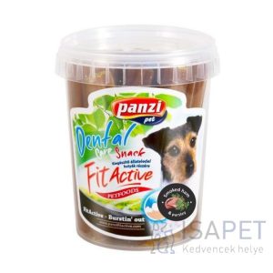 Panzi FitActive Denta Sticks - jutalomfalat (füstölt sonka, petrezselyem) kutyák részére (330g)