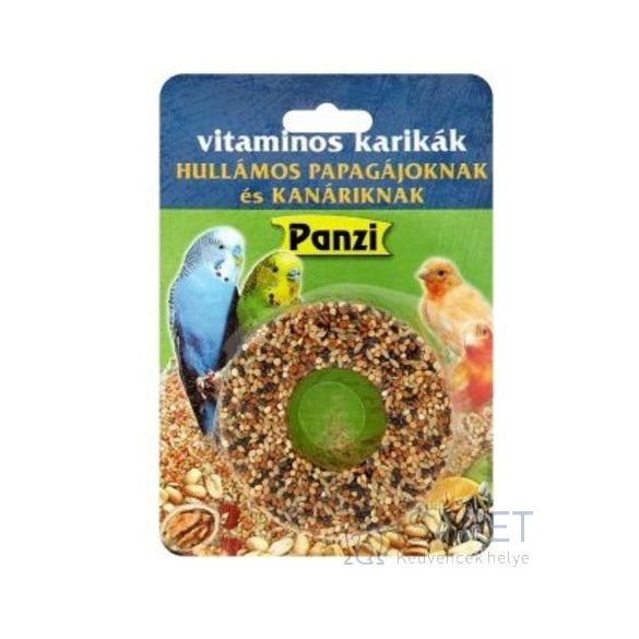 Panzi vitaminos karika hullámos papagájoknak és kanáriknak 70 ml